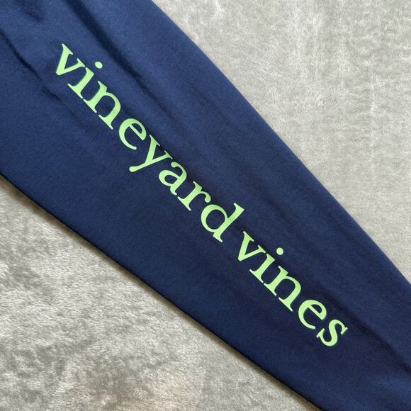 Vineyard Vines Shirt Men’s Medium Blue Performance Long Sleeve Outdoor Sport - Picture 5 of 8